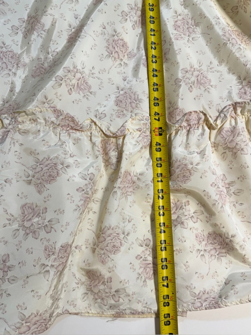 VINTAGE Gunne Sax 70s prairie dress prom formal long sleeve maxi cottage floral - Picture 15 of 17